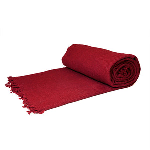 Pure Wool Meditation Blanket & Shawl