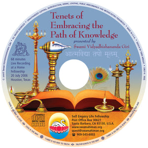 Tenets of Embracing the Path of Knowledge ~ CD